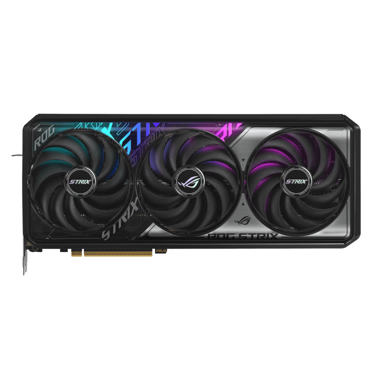 کارت گرافیک ASUS ROG Strix RTX 5070 Ti 16GB نمای روبه‌رو